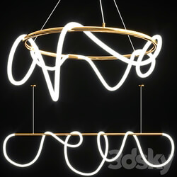 Pendant light Glorify Black Gold Set 