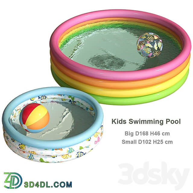 Inflatable children s pool Miscellaneous 3D Models