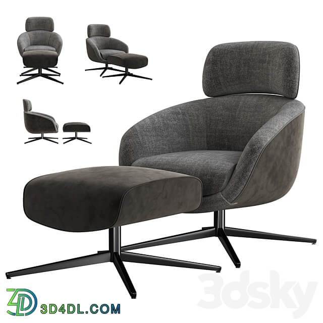 Minotti russell armchair