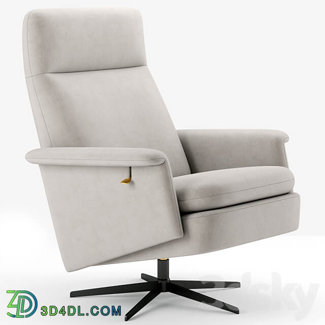 Crescent Swivel Recliner westelm