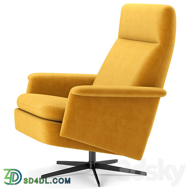 Crescent Swivel Recliner westelm