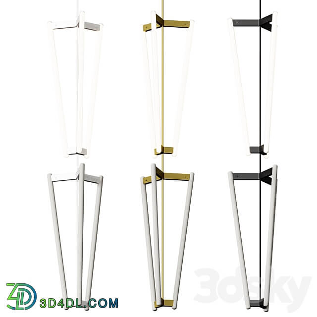 Pendant light Tube chandelier lamp