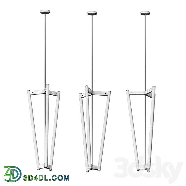 Pendant light Tube chandelier lamp