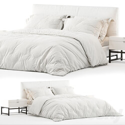 Bed Bed Minotti Andersen White  