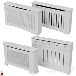 Decorative radiator screen set 010 