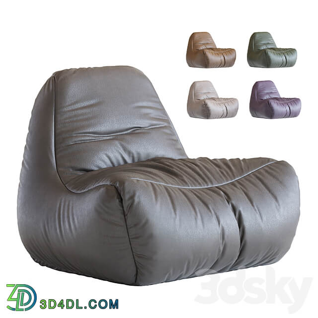 Leather Bean Bag Chair N8