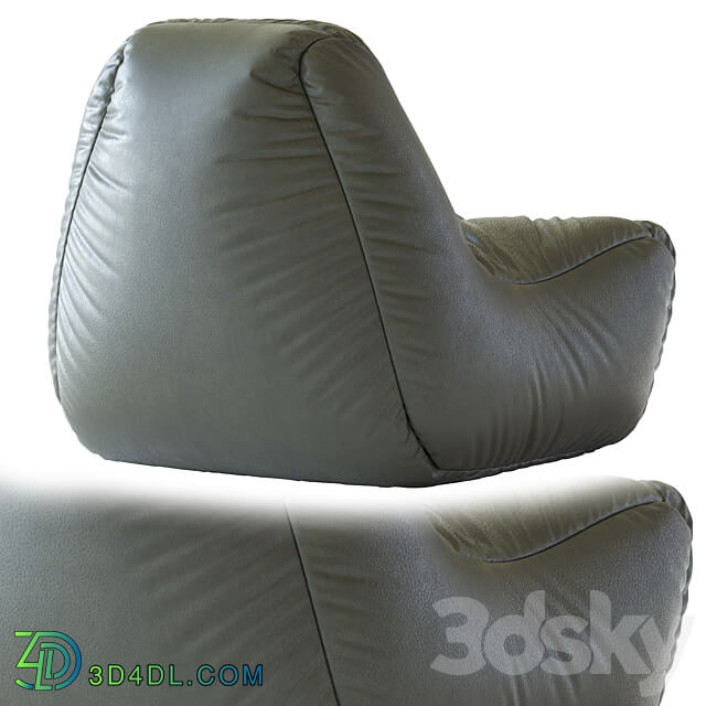 Leather Bean Bag Chair N8