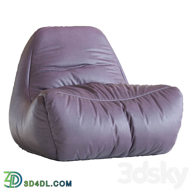 Leather Bean Bag Chair N8