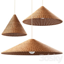 Pendant light Ferm living dou lampshades 