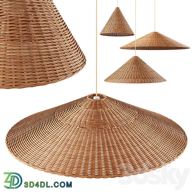 Pendant light Ferm living dou lampshades