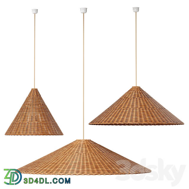 Pendant light Ferm living dou lampshades