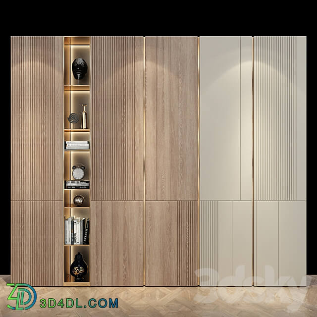 Wardrobe Display cabinets Furniture composition set 223