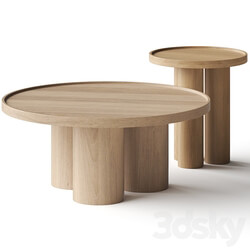 Lulu and Georgia Delta Round Coffee Tables 