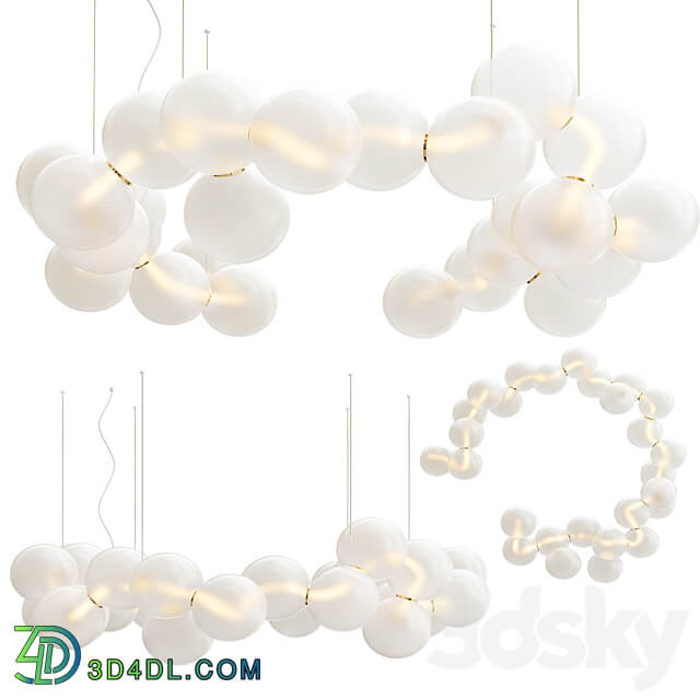 Pendant light Mathieu Lehanneur Pearls Chandelier