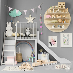 Children s room with toys and furniture for children 3 Miscellaneous 3D Models 