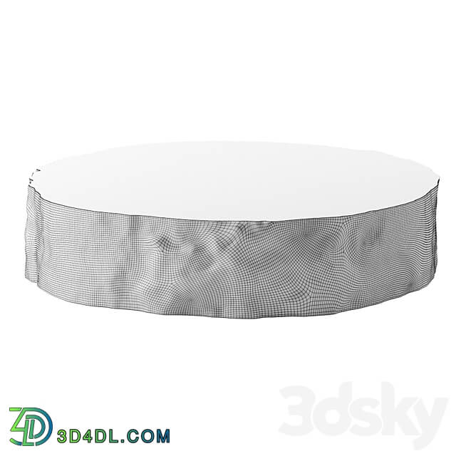 Rock round coffee table