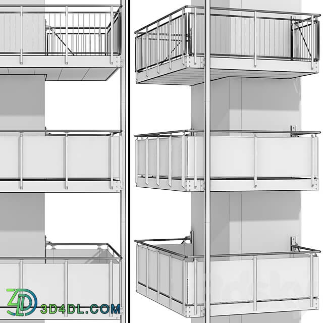 Metal balcony 3 types of cantilever balconies 