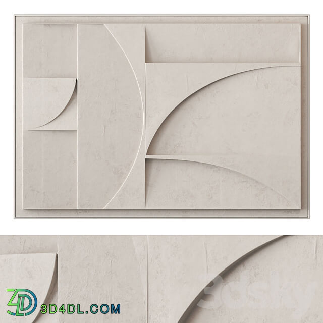 Extra large relief artwork 3D Models