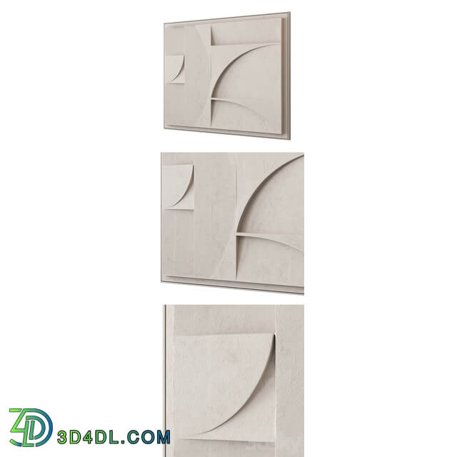 Extra large relief artwork 3D Models