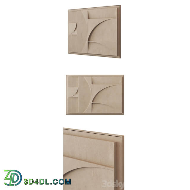 Extra large relief artwork 3D Models