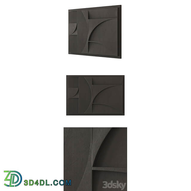 Extra large relief artwork 3D Models