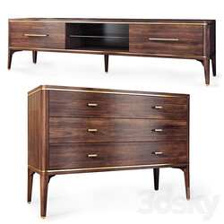 Sideboard Chest of drawer Chest of drawers and TV stand Raum. Dresser tvstand by Enza Home 