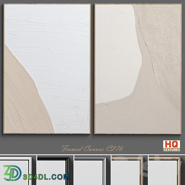 Abstract Textural Plaster Wall Art C 276