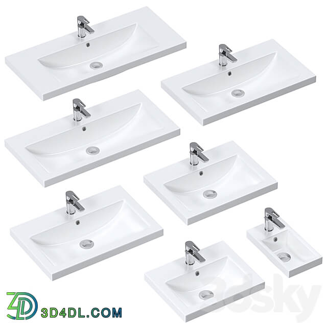 Washbasins Cersanit COMO