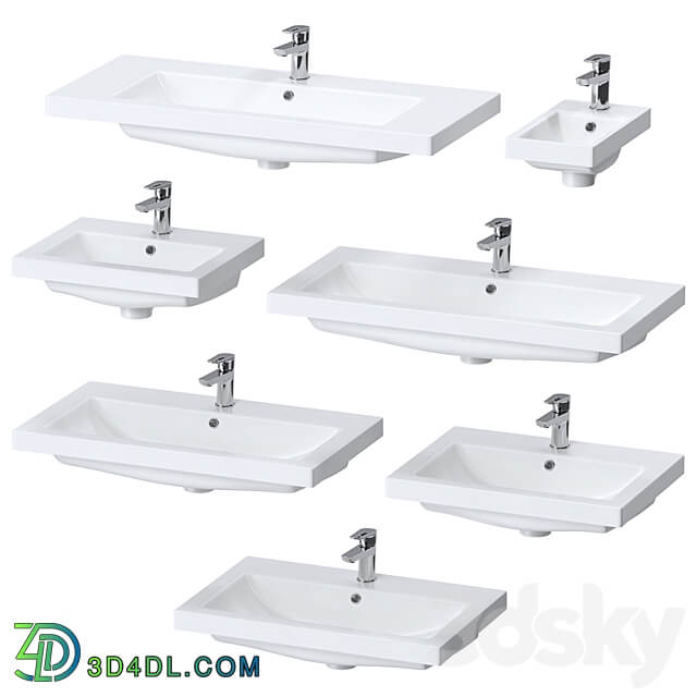 Washbasins Cersanit COMO