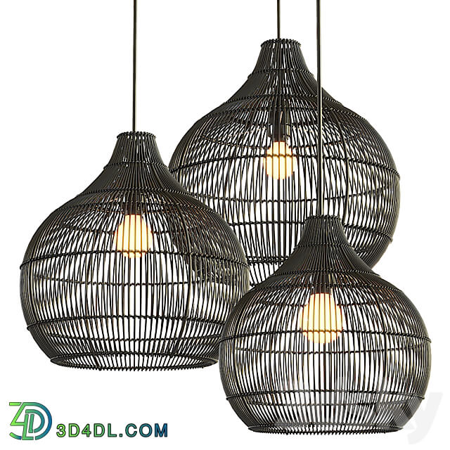 Pendant light Aliexpress modern rattan chandelier