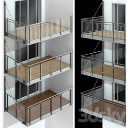 Metal balcony Metal balcony 3 types of cantilever balconies  