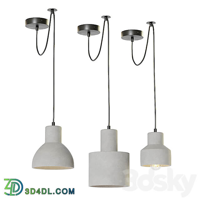 Pendant light Maytoni Broni hanging lamp set