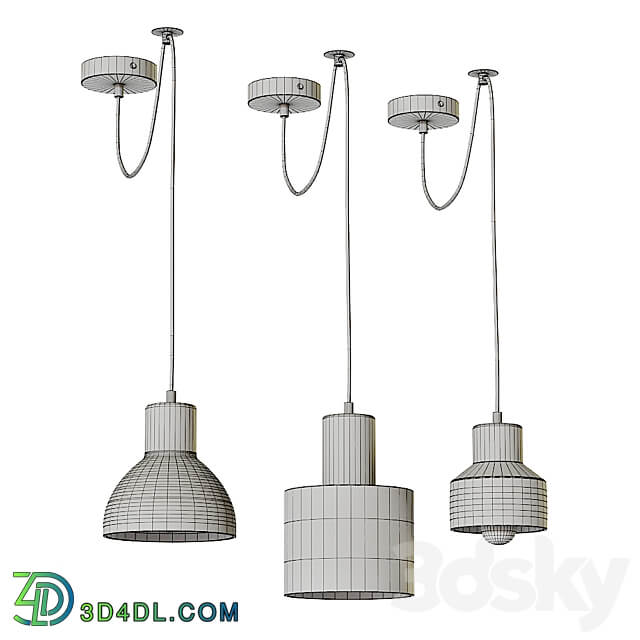 Pendant light Maytoni Broni hanging lamp set