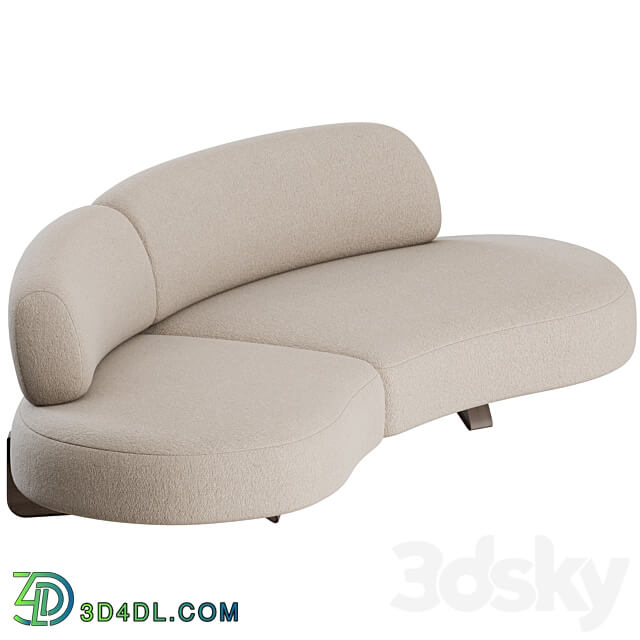 Vao 250 Curved Sofa by Paolo Castelli