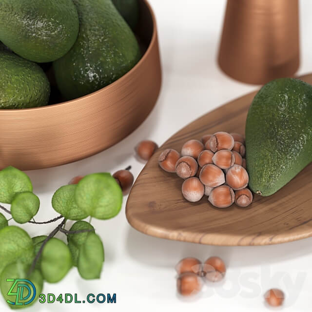 Other kitchen accessories Decorative set for the kitchen with avocado