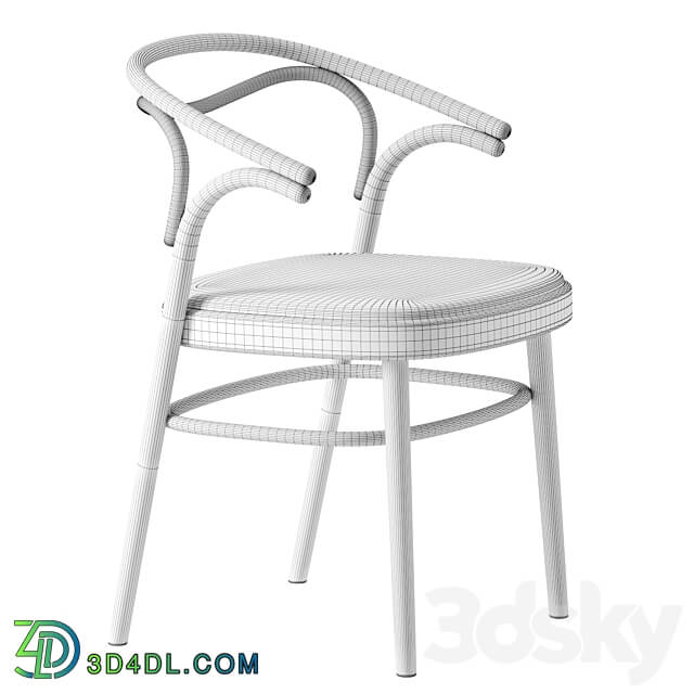 Beaulieu chair by Gebrueder Thonet Vienna 3D Models