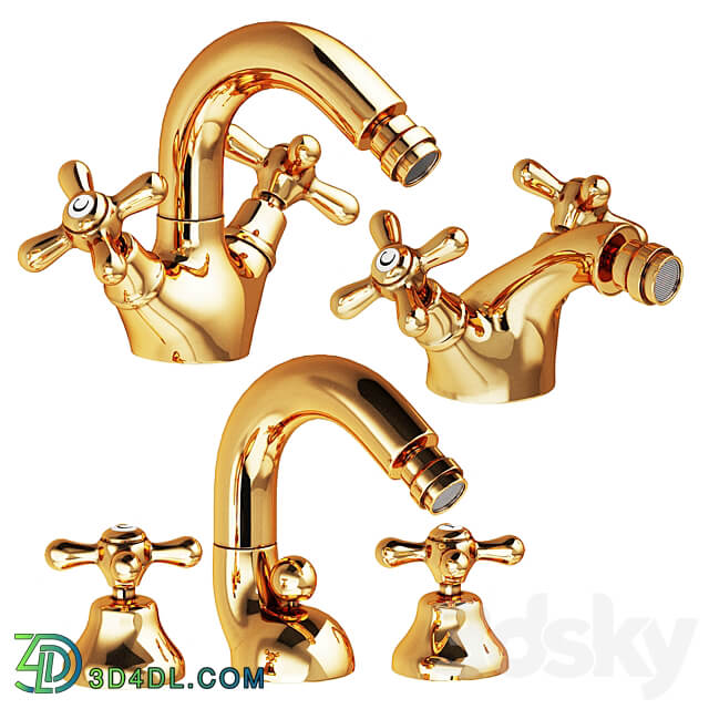 Nicolazzi Nuova Brenta faucets for bidets