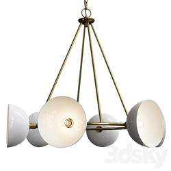 Pendant light Currey company soba chandelier 