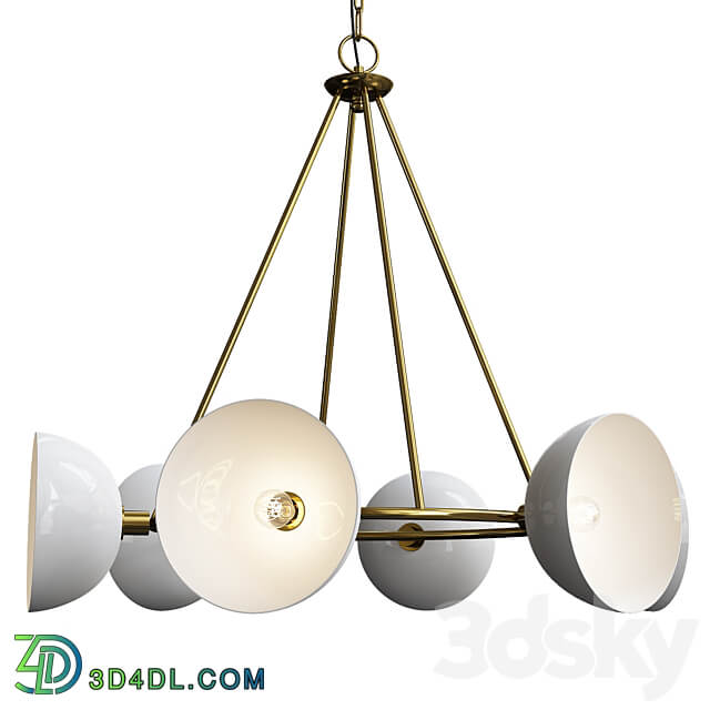 Pendant light Currey company soba chandelier