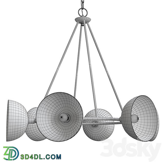 Pendant light Currey company soba chandelier