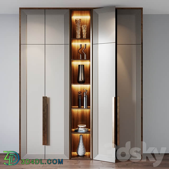 Wardrobe Display cabinets Furniture composition 27