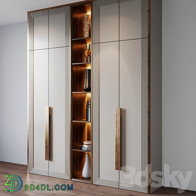 Wardrobe Display cabinets Furniture composition 27