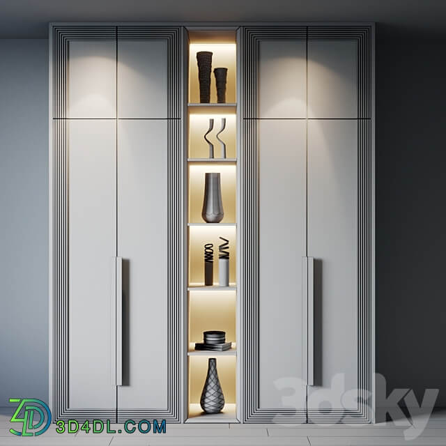 Wardrobe Display cabinets Furniture composition 27