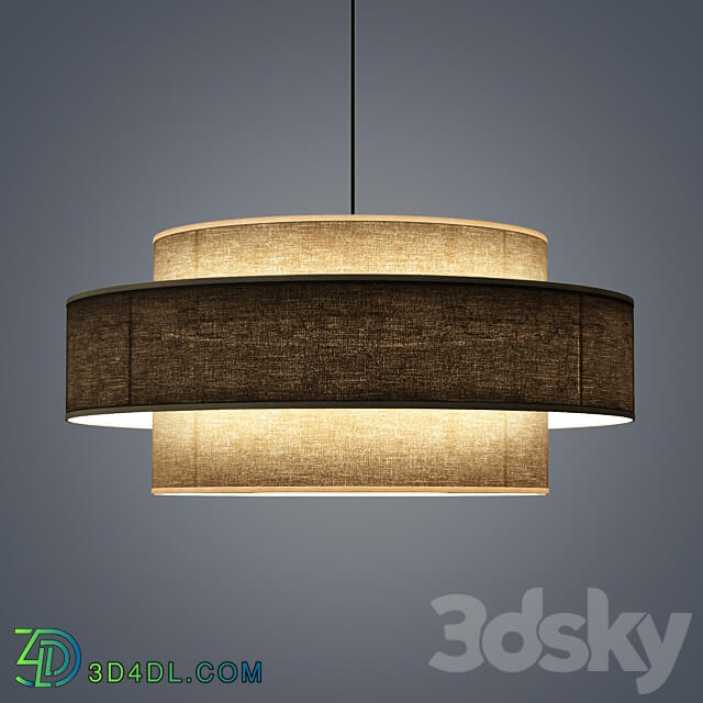 Pendant light Linen lamp Souko