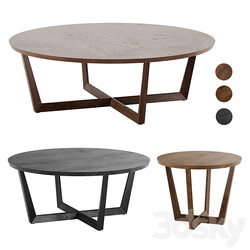 Stowe Round Coffee Table West Elm 