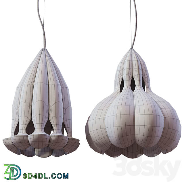 Pendant light Laszlo Tompa Flower pendant light