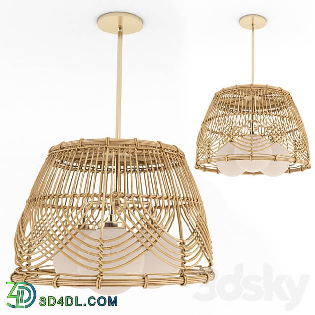 Pendant light Serene deco chandelier