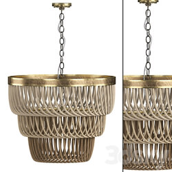 Pendant light macrame chandelier 09 