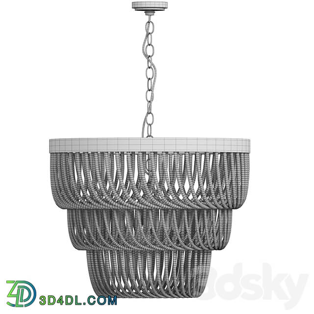 Pendant light macrame chandelier 09