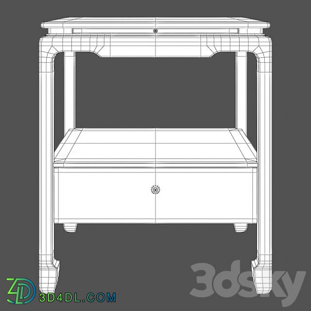 Sideboard Chest of drawer Asian side table 001